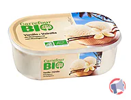 Rappel produit Carrefour Bio Crème glacée vanille de Madagascar Bio