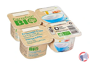 Rappel produit Fromage frais 3,2% de matière grasse Carrefour Bio