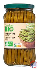 Rappel produit HARICOTS VERTS – EXTRA-FINS Carrefour BIO