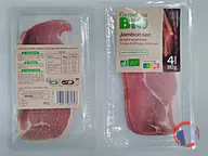 Rappel produit Jambon Sec Qualité Supérieure 7 mois d'affinage minimum CARREFOUR BIO (photo numéro 1)