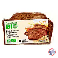 Rappel produit Carrefour BIO Pain d'épices Seigle et Miel
