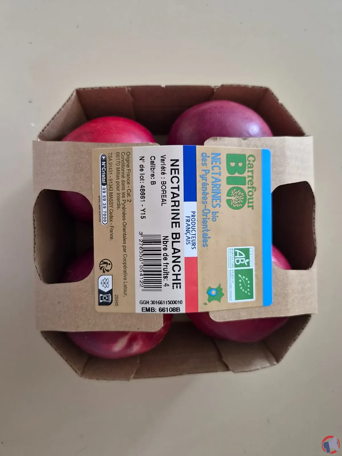 Carrefour bio : rappel de pêches et nectarines bio, ce qu’il faut faire