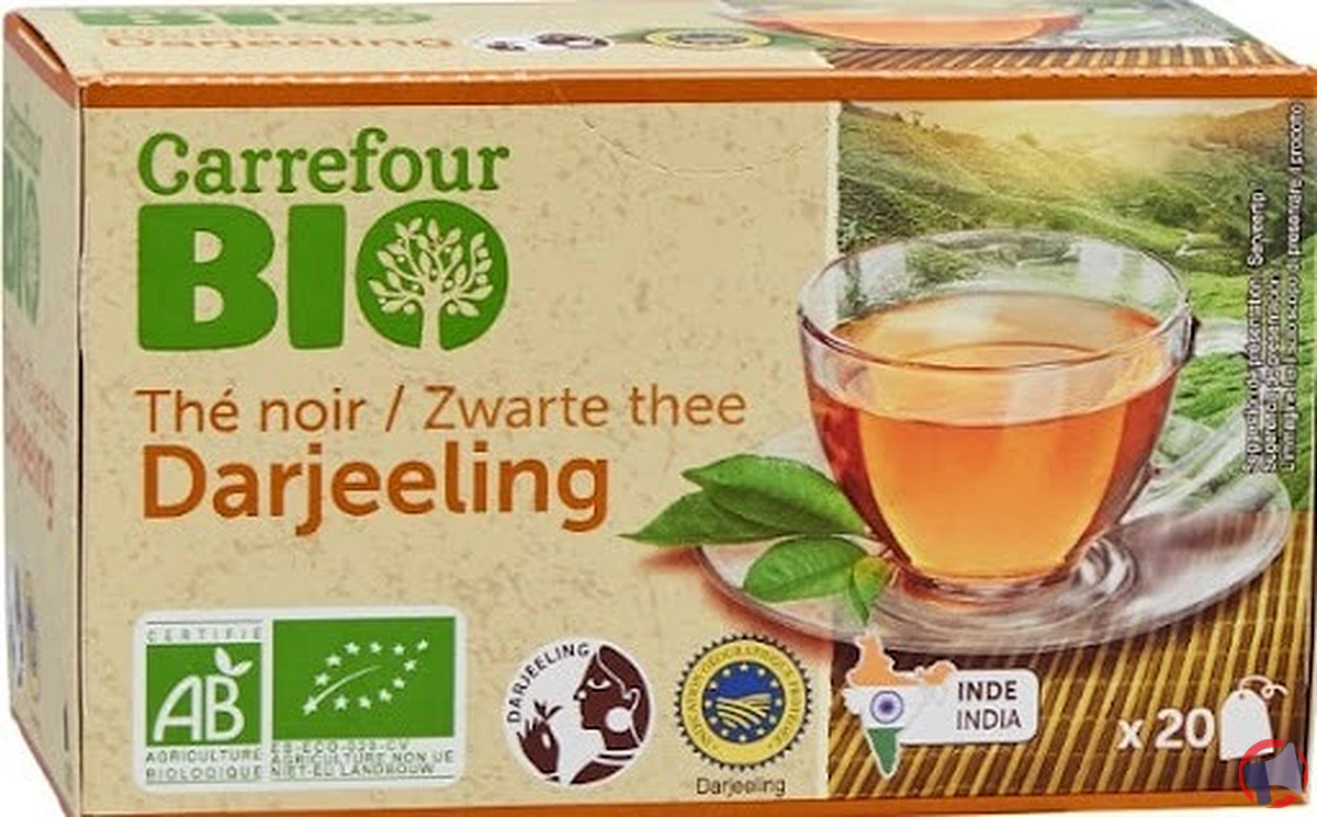 Carrefour bio : thé noir darjeeling bio rappelé – analyse et recommandations