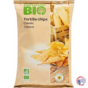 Rappel produit TORTILLAS CHIPS CLASSIC CARREFOUR BIO