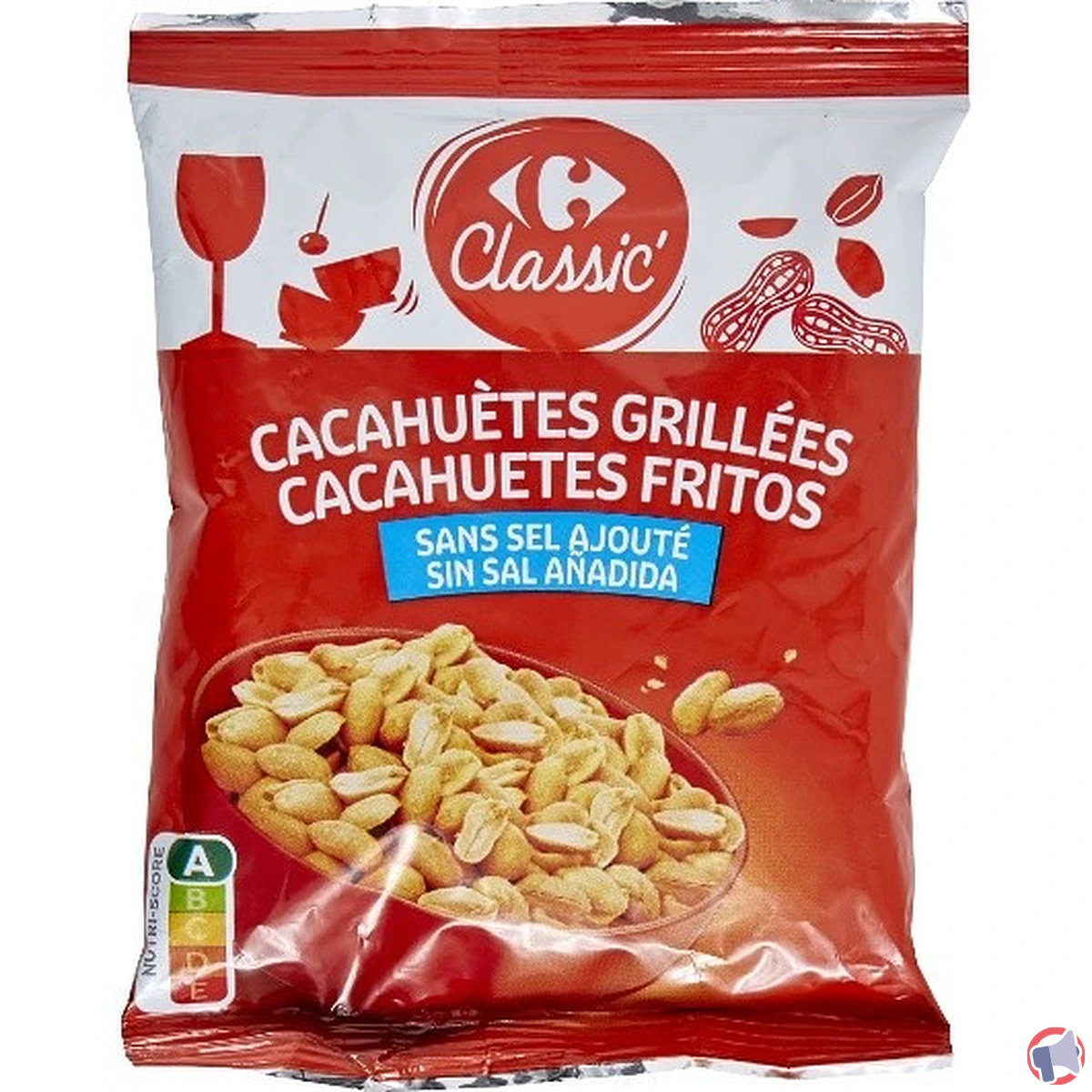 Carrefour : rappel de cacahuètes grillées sans sel (risque pour la santé, précautions à prendre)