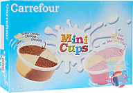 Rappel produit Mini cups - Vanille Fraise - Vanille saveur Chocolat x12 Carrefour / Carrefour Classic' (photo numéro 2)