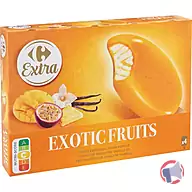 Rappel produit Bâtonnets fruits exotiques - Exotic Fruits x4 Carrefour / Carrefour Extra