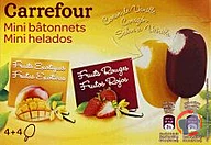 Rappel produit Mini bâtonnets exotic & red fruits x8 Carrefour / Carrefour Extra (photo numéro 2)