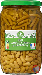 Rappel produit DUO HARICOTS VERTS & FLAGEOLETS CARREFOUR Classic