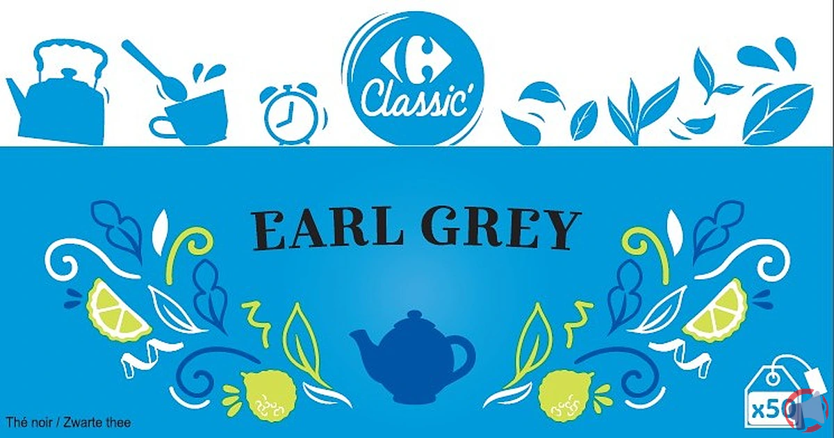 Carrefour Classic Earl Grey x50 : rappel produit