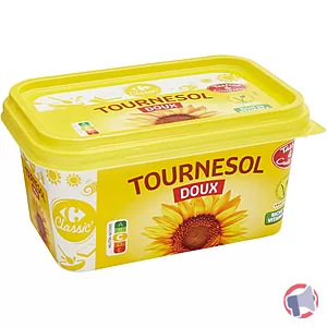 Rappel produit TOURNESOL DOUX (margarine allégée au tournesol) Carrefour Classic