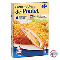Rappel produit Cordons bleus de poulet Carrefour (photo numéro 1)