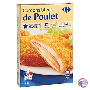 Rappel produit Cordons bleus de poulet Carrefour
