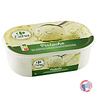 Rappel produit Carrefour Extra Bac Pistache avec morceaux de pistaches 1L