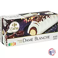 Rappel produit Carrefour Extra Bûche Façon Dame Blanche 1L