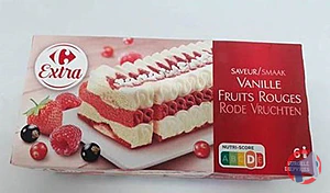 Rappel produit Feuilleté saveur Vanille Fruits rouges 650mL Carrefour Extra