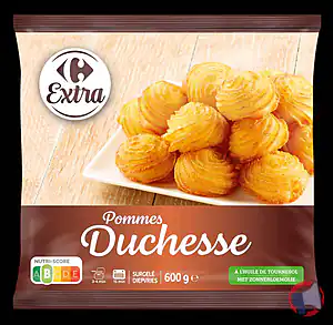 Rappel produit POMMES DUCHESSE CARREFOUR EXTRA