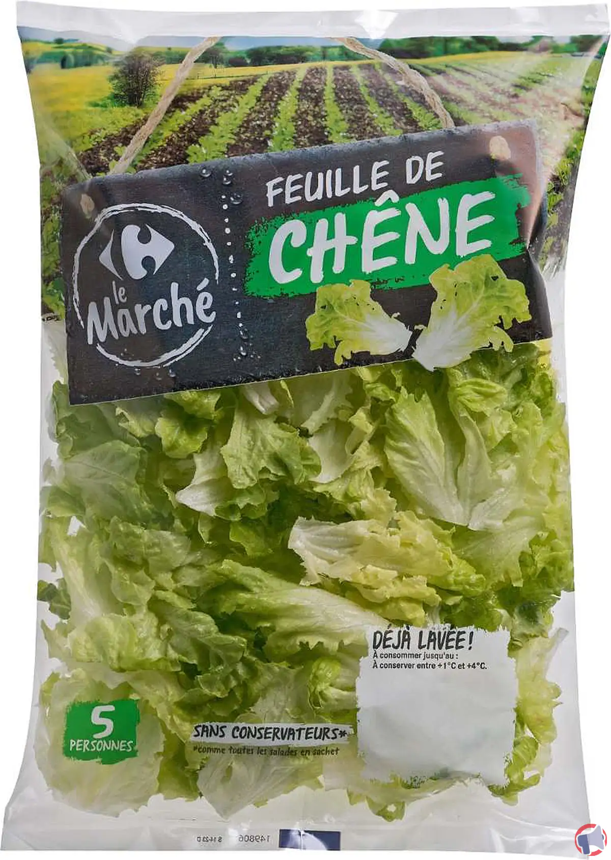 Rappel produit : Feuille de chêne Carrefour pour suspicion de contamination à la Listeria