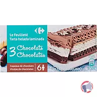 Rappel produit Le feuilleté 3 chocolats Carrefour (photo numéro 1)