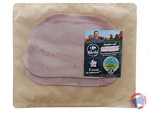 Rappel produit JAMBON SUP DD 2 TRANCHES PSA SN CARREFOUR