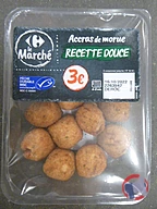 Rappel produit Accras de morue recette douce CARREFOUR Le Marché (photo numéro 1)