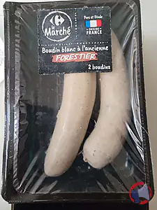 Rappel produit BOUDIN BLANC A L'ANCIENNE FORESTIER CARREFOUR LE MARCHE