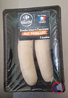 Rappel produit BOUDIN BLANC A L'ANCIENNE AUX MORILLES CARREFOUR LE MARCHE (photo numéro 1)
