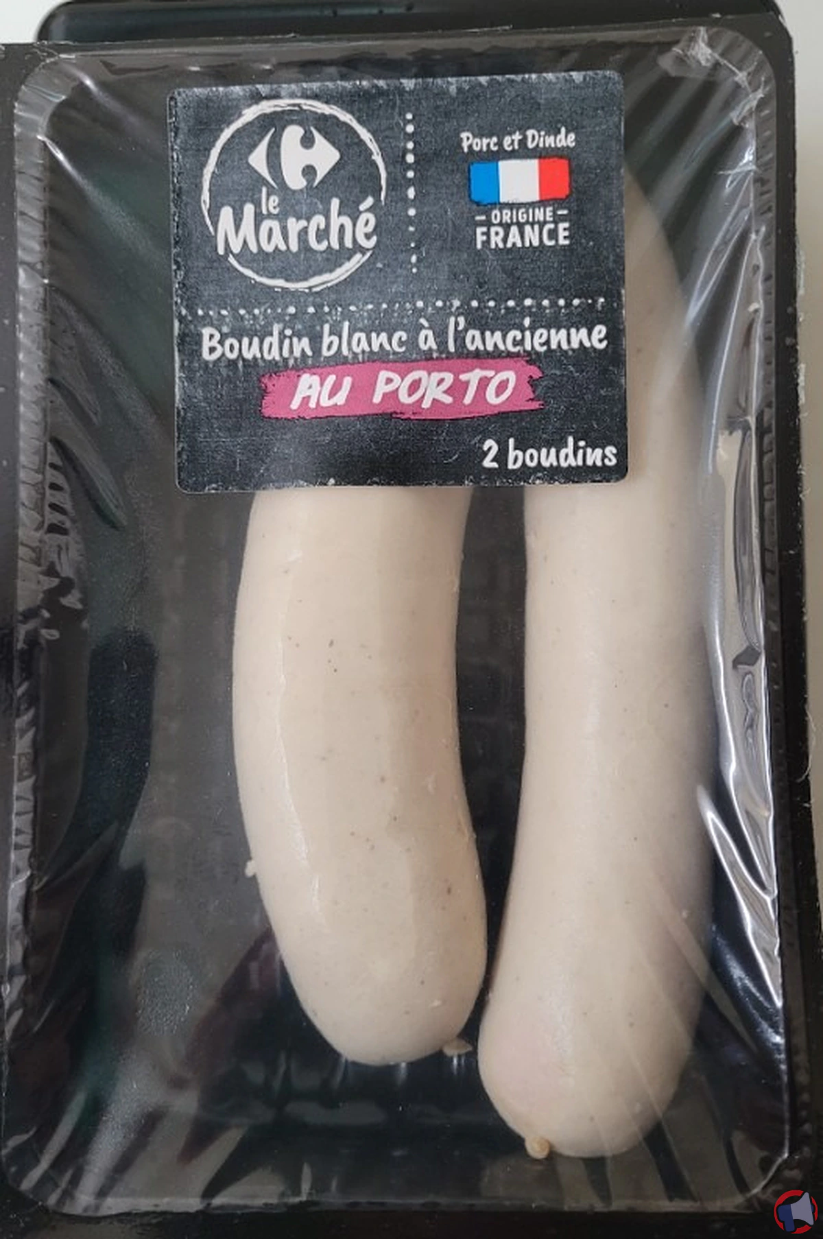 Rappel produit : boudin blanc carrefour marché « l’ancienne » (à ne plus consommer si vous l’avez)
