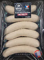 Rappel produit BOUDIN BLANC A L'ANCIENNE AU PORTO CARREFOUR LE MARCHE (photo numéro 2)
