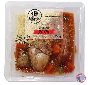 Rappel produit Couscous Royal 350g CARREFOUR LE MARCHE