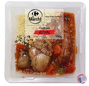 Rappel produit Couscous Royal Carrefour Le marché