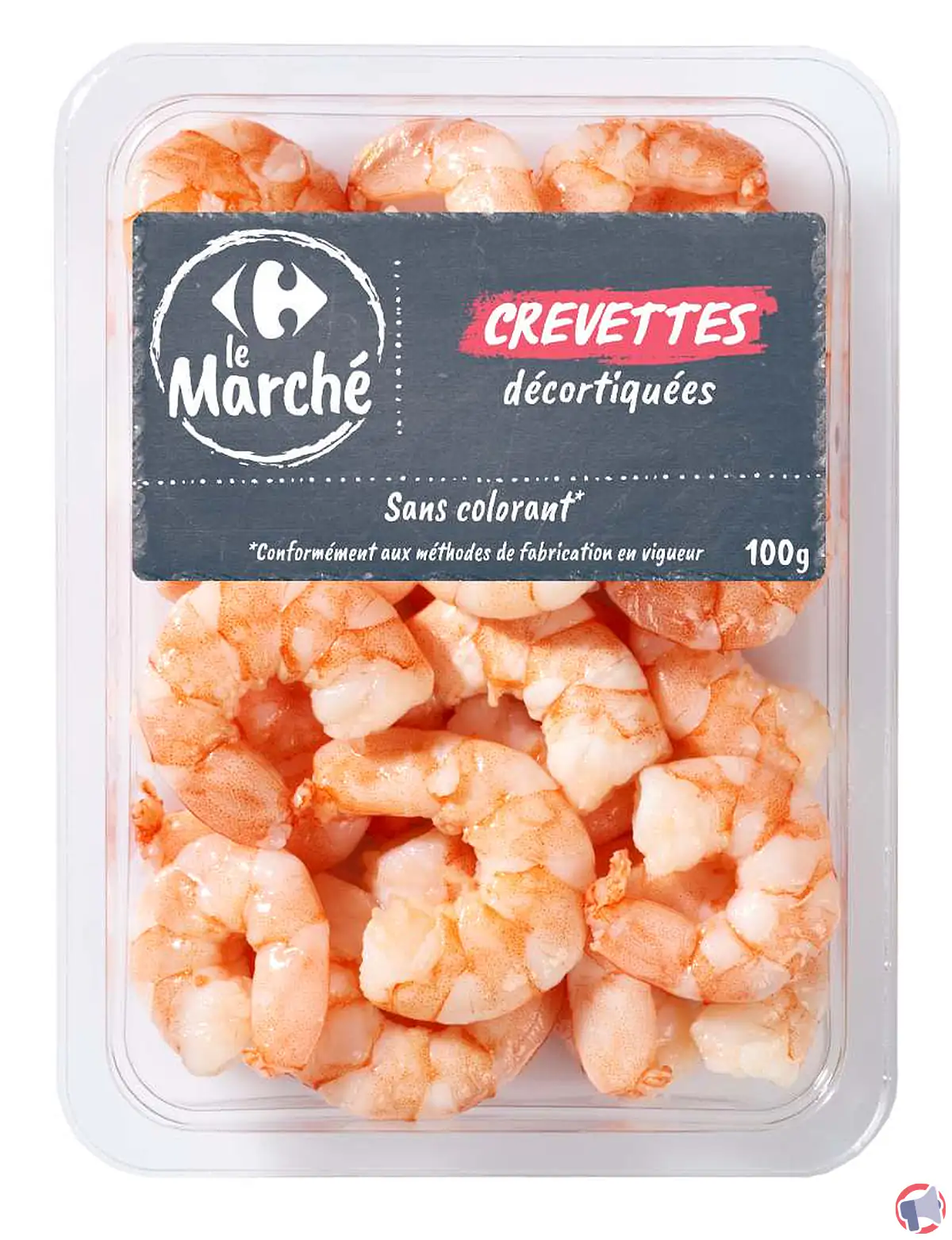 Rappel : Carrefour marché crevettes décortiquées