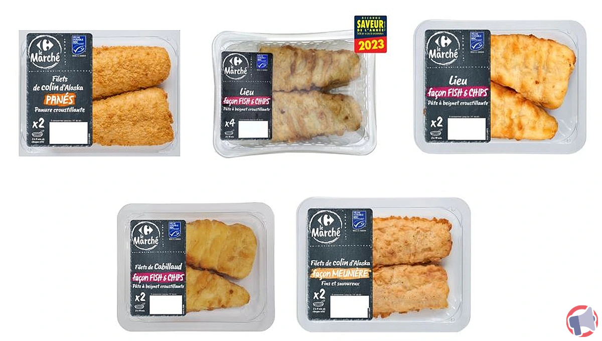 Rappel concernant la gamme enrobée poisson frais de carrefour le marché : risque listeria monocytogenes