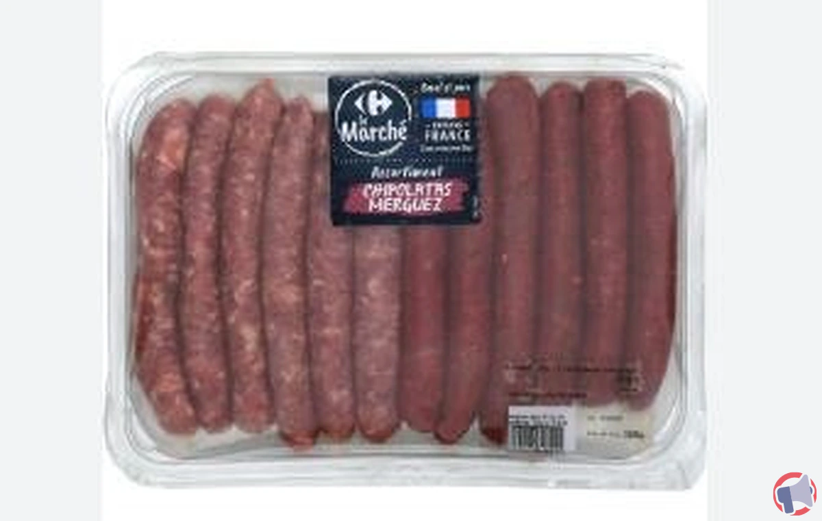 Rappel de produits : merguez et chipolatas Carrefour Le Marché