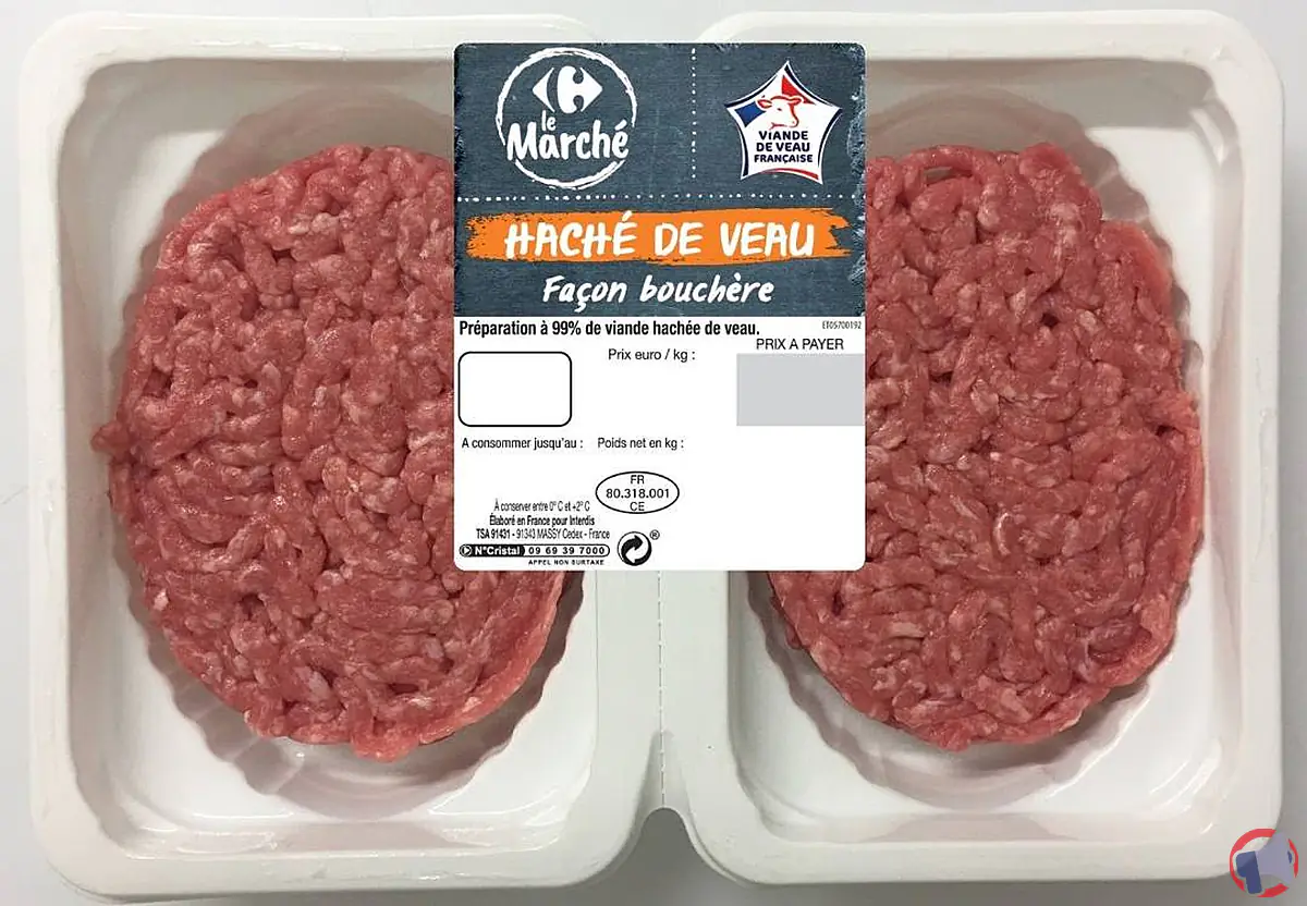 Rappel Carrefour Marqué : Haché Veau façon bouchère — tout savoir sur le produit rappelé et les mesures à prendre