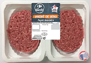 Rappel produit Haché de veau façon bouchère Carrefour Le Marché
