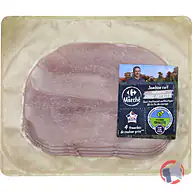 Rappel produit JAMBON CUIT SUPERIEUR PREEMBALLE 2 tranches et 4 tranches CARREFOUR LE MARCHE (photo numéro 1)