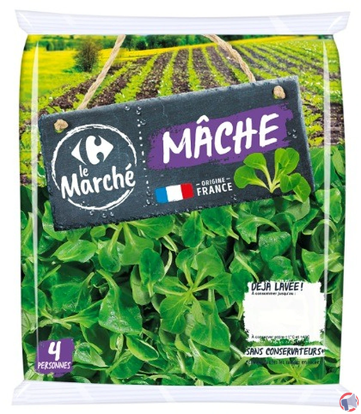 Rappel produit : carrefour marché mâche (information consommateurs et conduite à tenir)