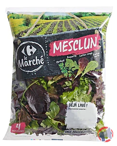 Rappel produit MESCLUN 125 g Carrefour Le Marché CARREFOUR Le Marché