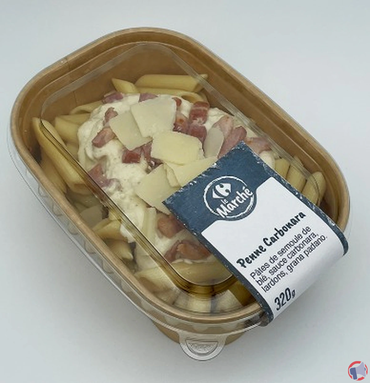 Rappel du produit Carrefour marche penne carbonara 320g