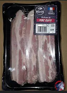 Rappel produit POITRINE DE PORC CUITE CARREFOUR LE MARCHE