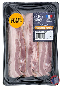 Rappel produit POITRINE DE PORC CUITE FUMEE CARREFOUR LE MARCHE
