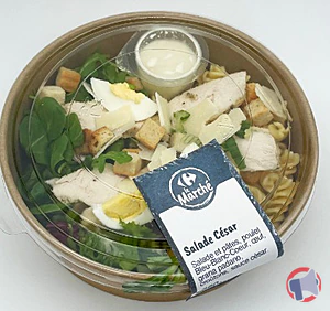 Rappel produit Salade César 320G CARREFOUR LE MARCHE
