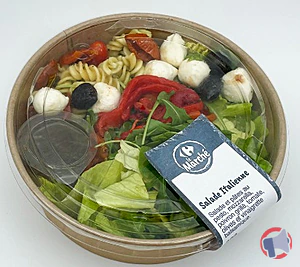 Rappel produit SALADE A L'ITALIENNE 330G CARREFOUR LE MARCHE