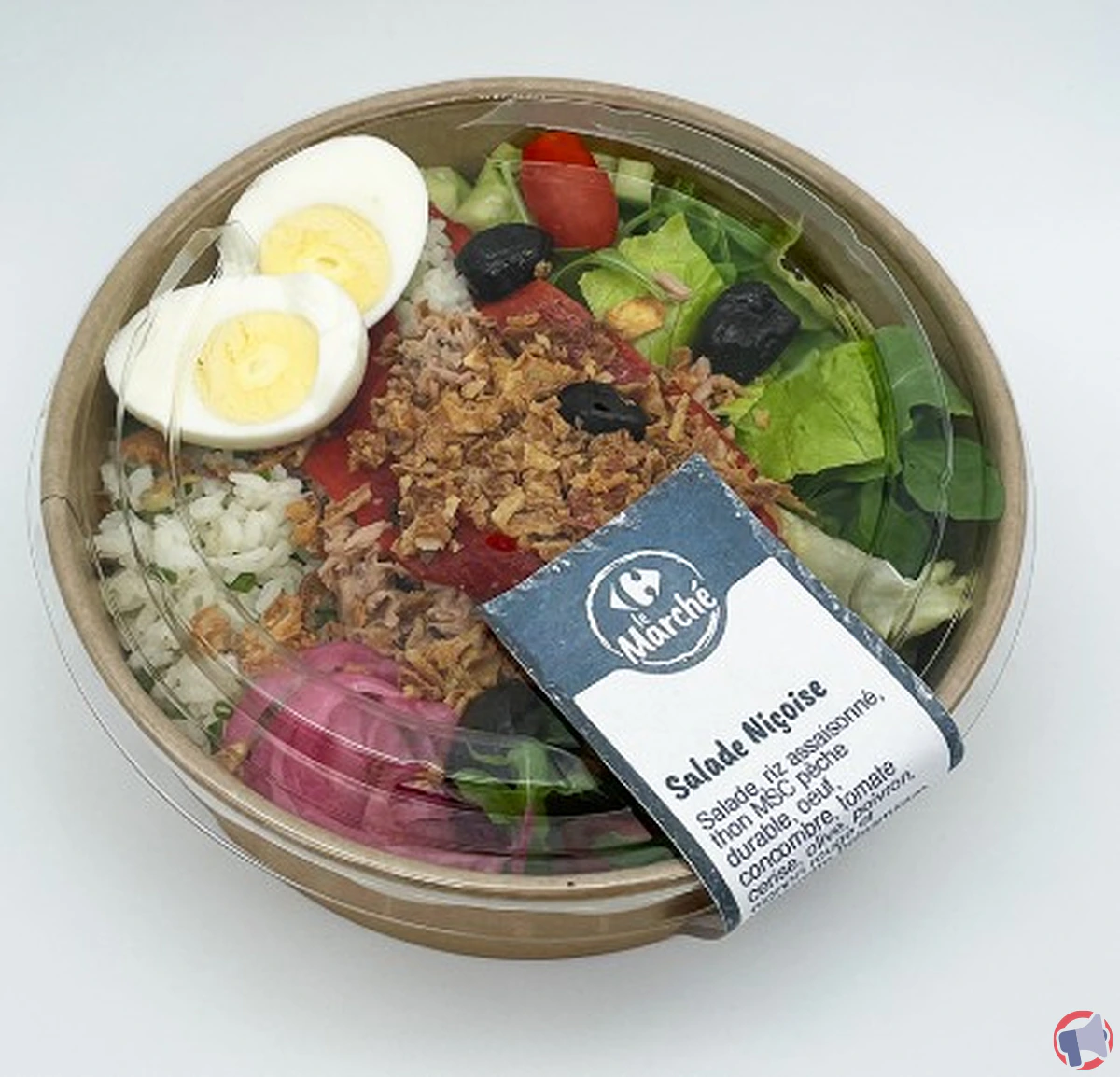 Rappel de produit : Carrefour Marché Salade Nicoise 335g – informations et précautions