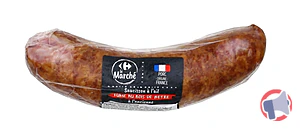 Rappel produit SAUCISSON A L'AIL FUME à l'ancienne Carrefour Le Marché