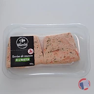 Rappel produit Terrine de saumon à l’aneth Carrefour Le Marché (photo numéro 1)