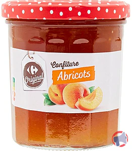 Rappel produit Confiture Abricot Carrefour Original