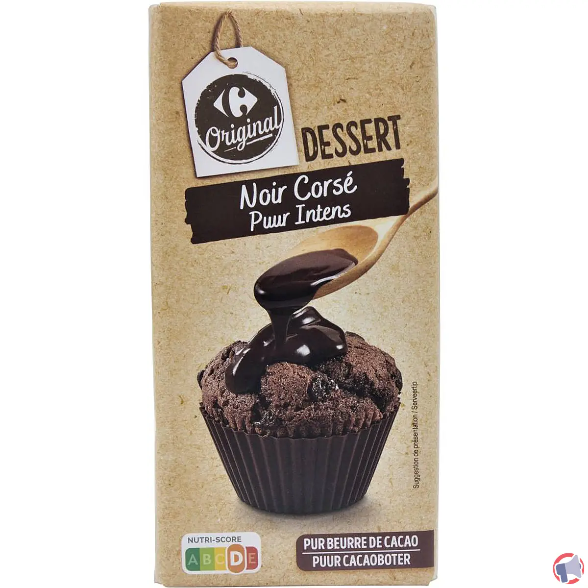 Rappel carrefour original dessert noir corse 200g : précautions et informations