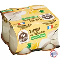 Rappel produit YAOURT AU LAIT ENTIER POT VERRE CARREFOUR ORIGINAL (photo numéro 4)